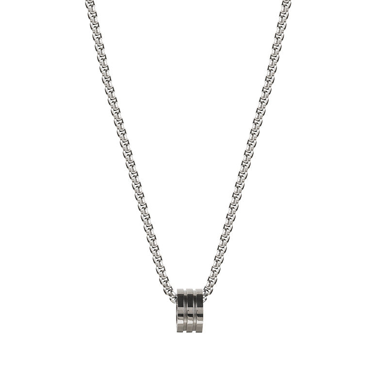 Drum 2line Cube Neckless