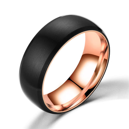 Tungsten & Titanium Spinner Wedding Band