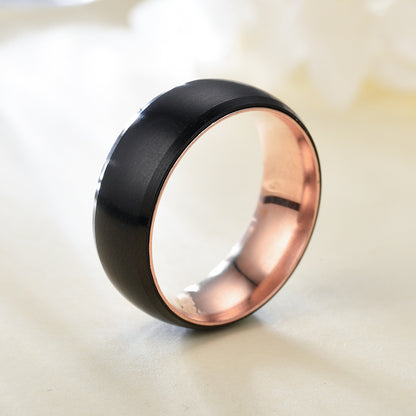 Tungsten & Titanium Spinner Wedding Band