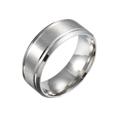 Stainless steel Gold, Black, Silver Ring