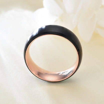 Tungsten & Titanium Spinner Wedding Band